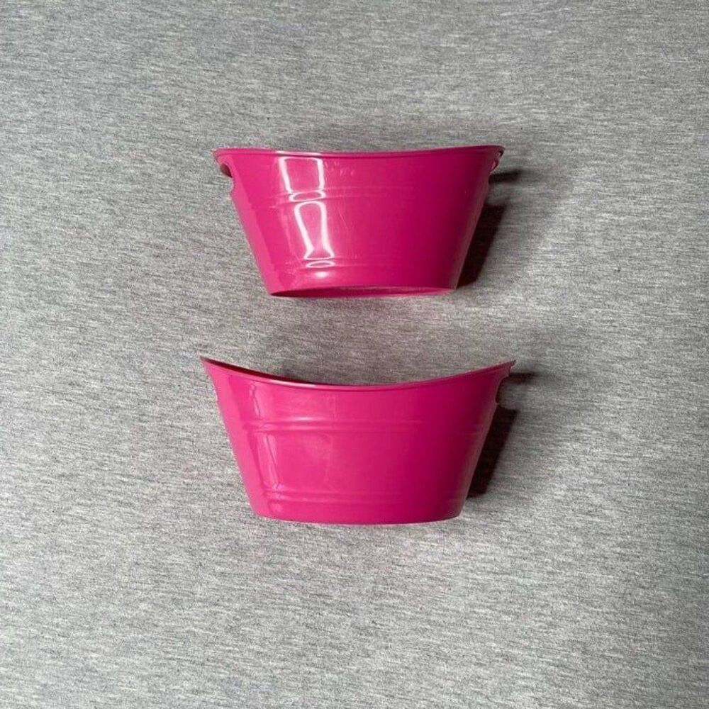 Room 2 Room Pink Plastic Organizer Bins 2 PCS. Set